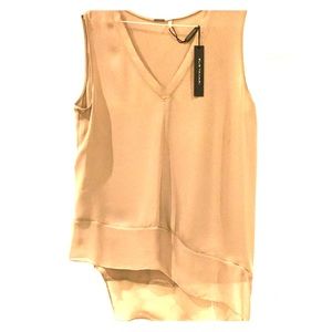 Elie Tahari Silk blouse asymmetric cut -brand new