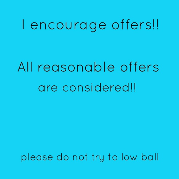 Feel free to make offers