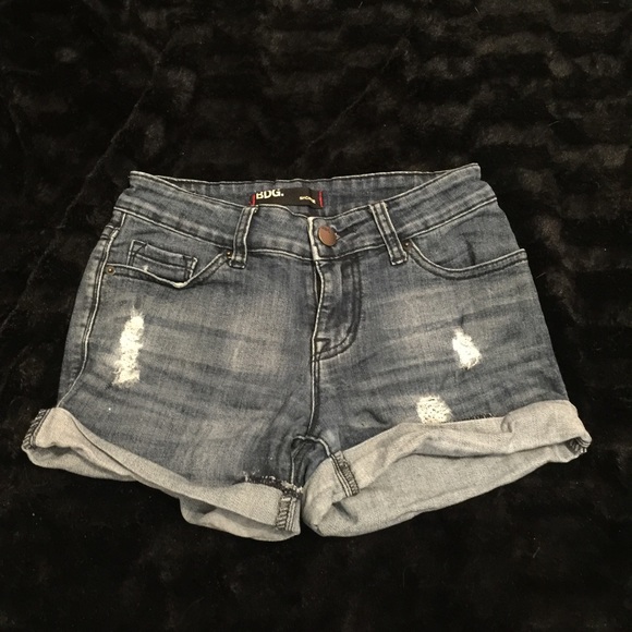 Denim short worn a lot they were my favorite
