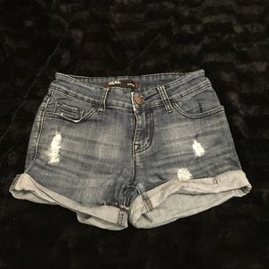 Denim short worn a lot they were my favorite
