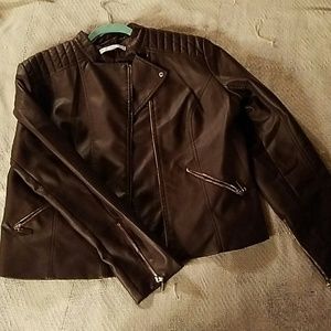 Deep Purple Leather Jacket