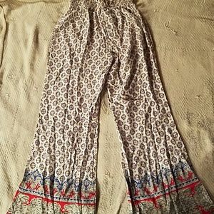 Baggy Patterned Pants