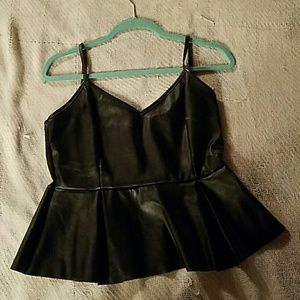 Black Leather Top