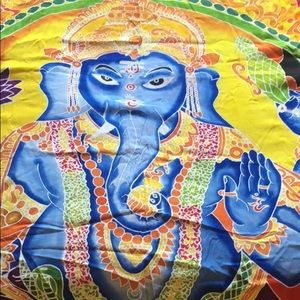 Earthbound Ganesh tapestry