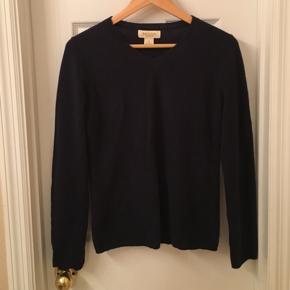 Navy Cashmere Sweater
