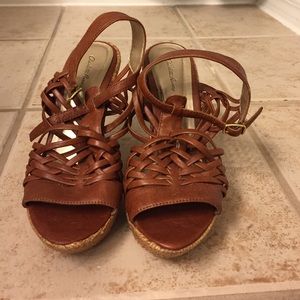 Brown wedges - worn 2x