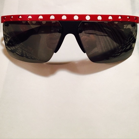 Authentic PRADA Red Metal Sunglasses 😎 - Picture 2 of 11