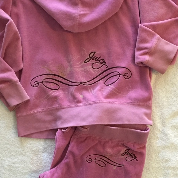 Choose Juicy!! Cute track suit, purple embroidered