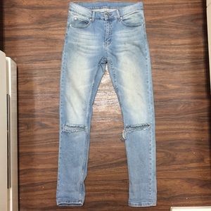 Cheap Monday ripped jeans