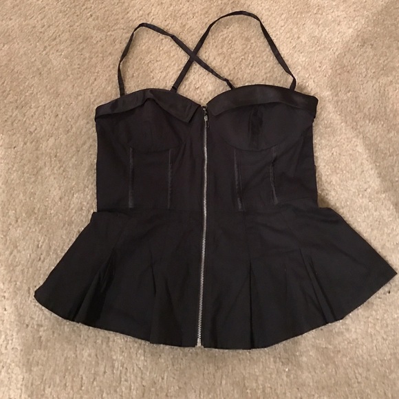 2b bebe Black Corset Tank - Picture 1 of 3
