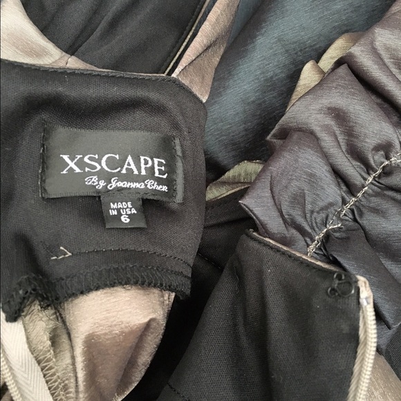 Xscape Ombré Flower Dress - Picture 4 of 4