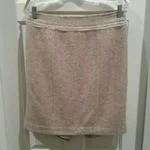 Ann Taylor Metallic Tweed Pencil Skirt