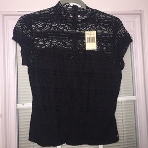 Black Lace Top GUESS