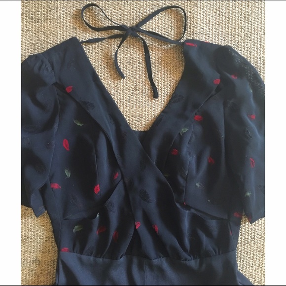 Velvet Burnout Playsuit / Romper by Ladakh