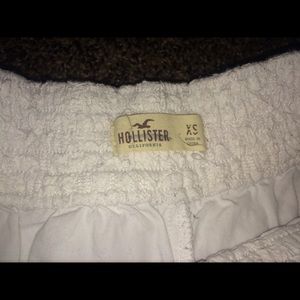 White Lace Hollister shorts