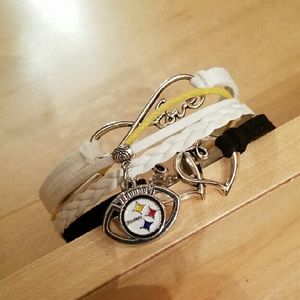 Pittsburgh Steelers charm bracelet