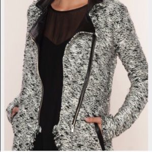 Ella Moss Moto Sweater Jacket