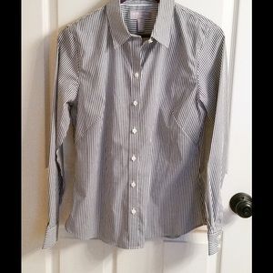 Banana Republic Pinstripe Fitted Shirt
