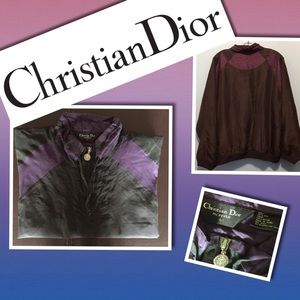 Vintage 90s Christian Dior Monsieur Silk Pull Over