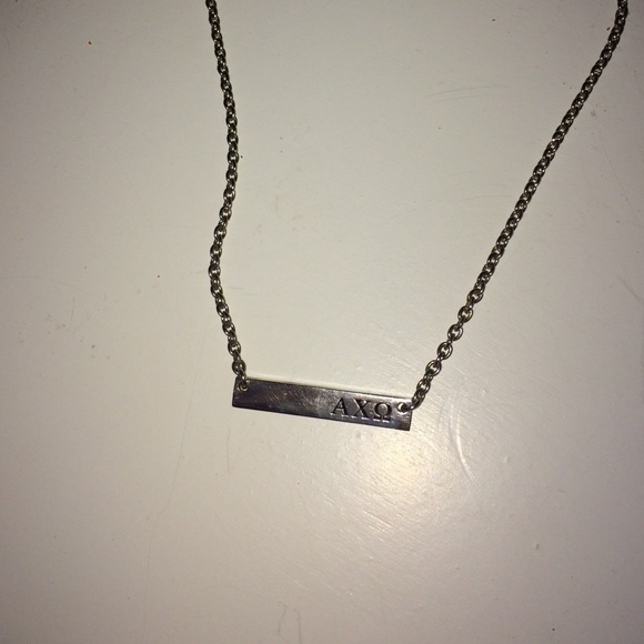 Alpha Chi Omega Sterling Silver necklace