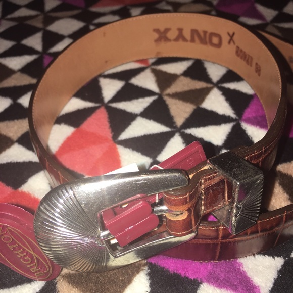 Brighton Onyx Belt sz 26 Brown THIS Weekend Only - Picture 1 of 2