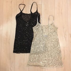 Free People Intimacy Sequin Camisoles