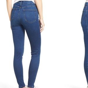 'TOPSHOP 'Jamie' High Rise Ankle Skinny Jeans SZ30