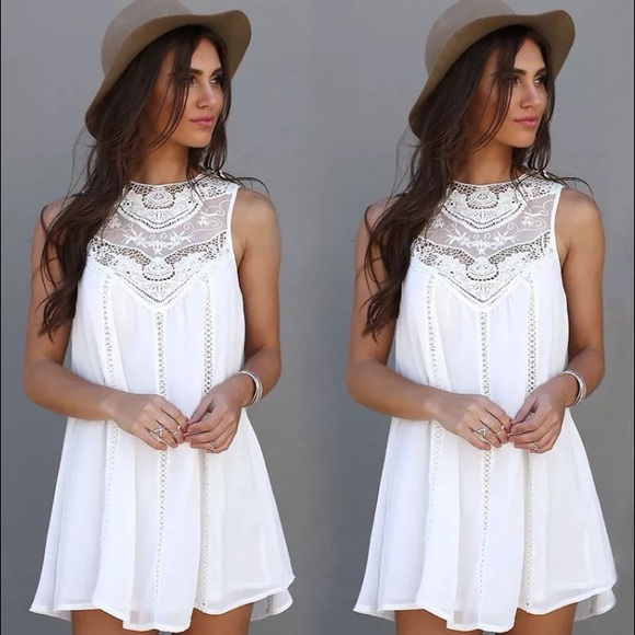 White Lace Tunic