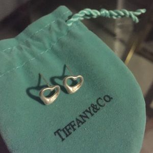 Silver Tiffany Earrings.