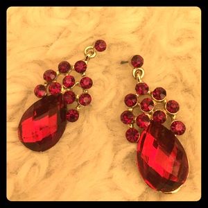 Ruby Toned Earrings