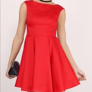 Red Skater Dress
