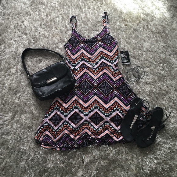 Express skater dress