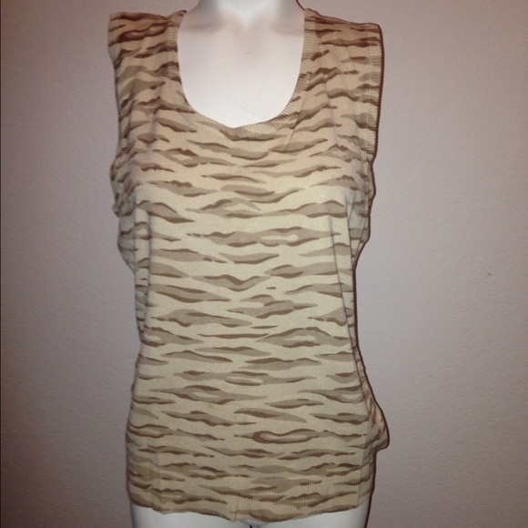 Karen Kane animal print tank