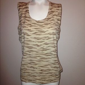 Karen Kane animal print tank