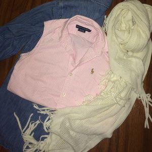 Striped Ralph Lauren button-up tank