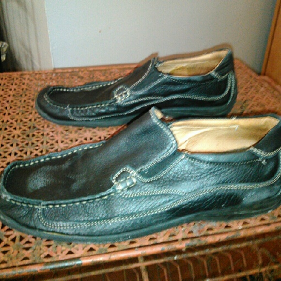 aldo leather mens loafers sz 10.5