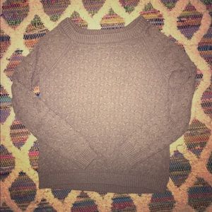 Thick grey sweater