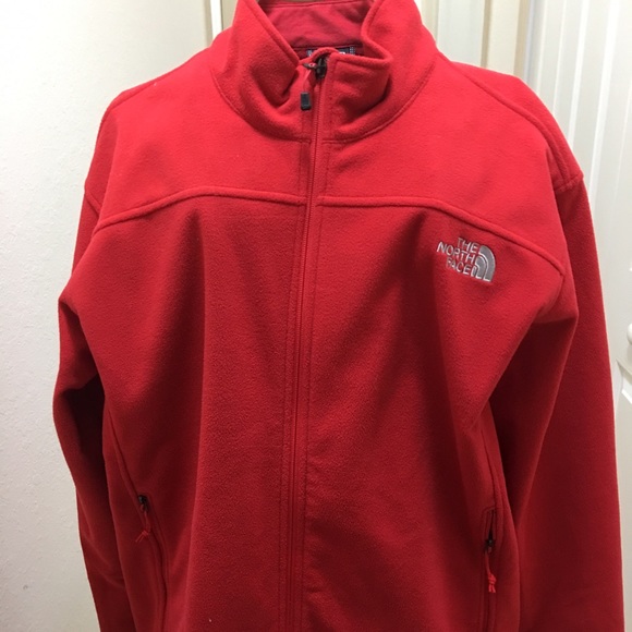 Men's Northface red fleece XL