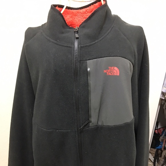 North face MENS fleece- lined zip up jacket XXL
