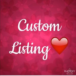 Custom Listing for Sharla!