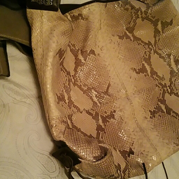 Berge snake skin bag.