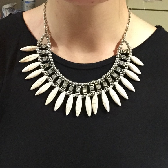 Statement necklace, goes with anything!