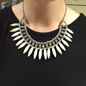Statement necklace, goes with anything!