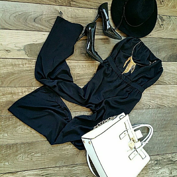 Midnight Tube Top Jumpsuit - Picture 1 of 4