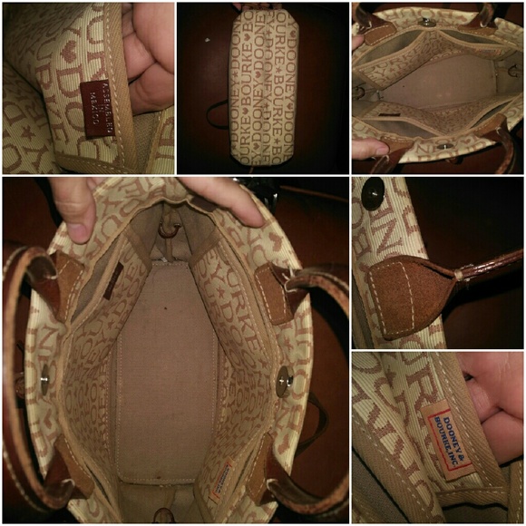 *FINAL PRICE* Dooney & Bourke Canvas/Leather Bag - Picture 2 of 4