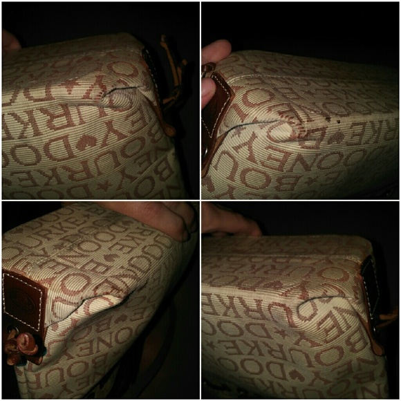 *FINAL PRICE* Dooney & Bourke Canvas/Leather Bag - Picture 3 of 4