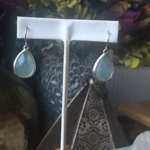 Teal Chloe + Isabel Tear Drop Earrings