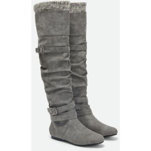 JustFab Elodee grey size 9 boots