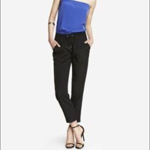 Express jumpsuit size medium blue and black