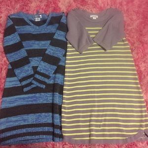 Girls sweater dresses can be worn with leggings